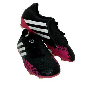 Adidas Prediator Absolado Boys Pre-owned Purple & Black Soccer Cleats - sz. 4Y